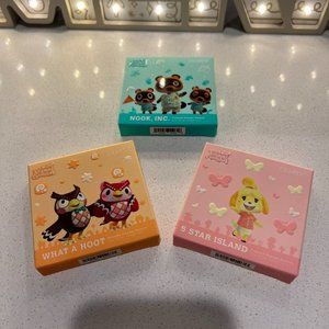 ALL 3 SET Animal Crossing New Horizon Eye Shadow Palette Colourpop Color…
